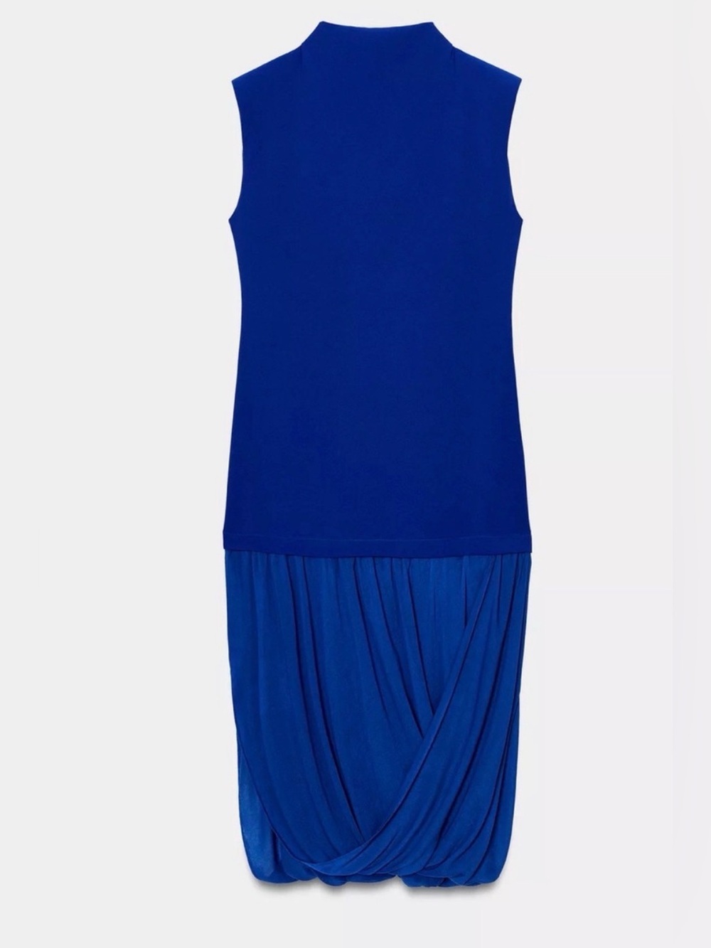 Zara Cobalt Blue Sleeveless Midi Dress